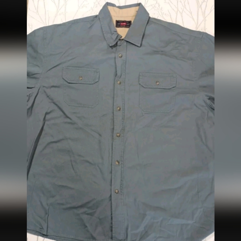 Wrangler Grey Utility Long Sleeve Mens 2XL Shirt  W=50 L=33